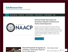 Tablet Screenshot of eduresearcher.com